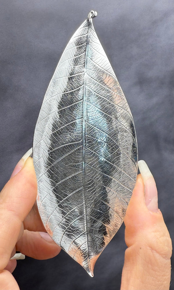 Silver Leaf Trinket Tray