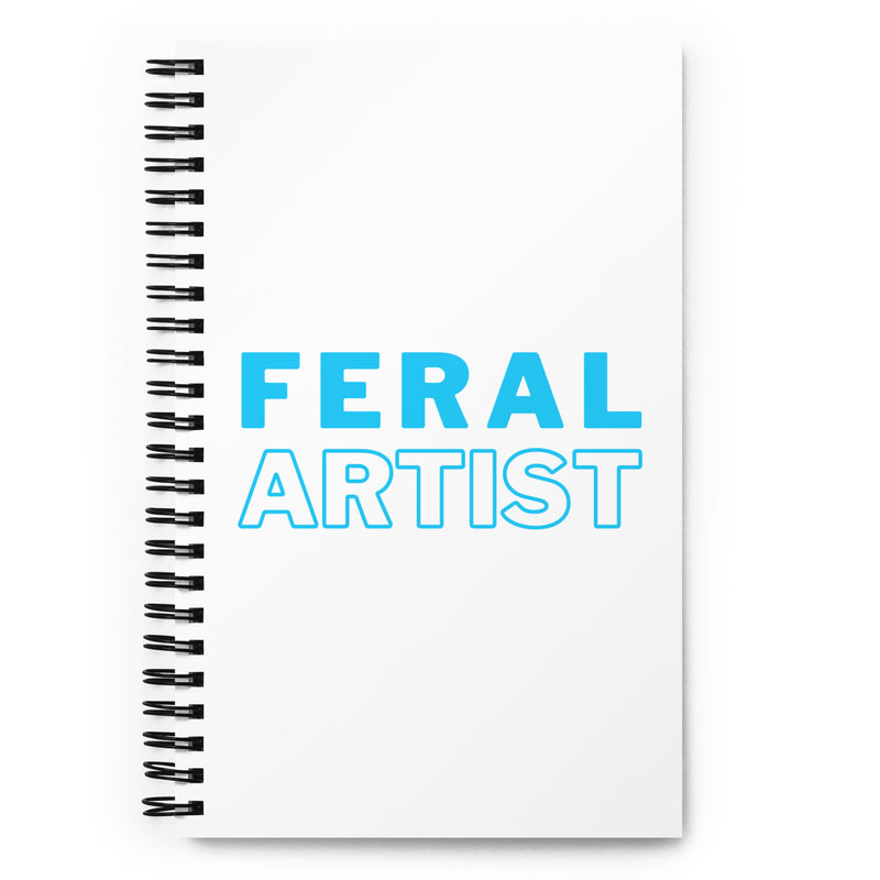 Feral Artist Spiral notebook