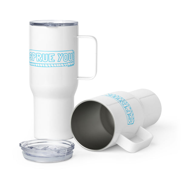 Sprue You Travel mug with a handle
