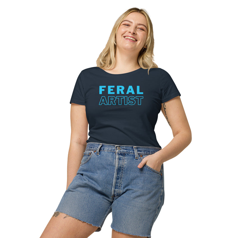 Feral Artist Women’s basic organic t-shirt