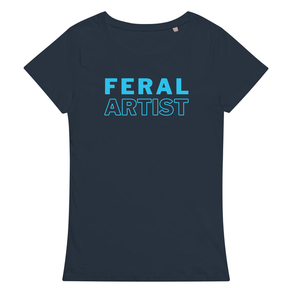 Feral Artist Women’s basic organic t-shirt
