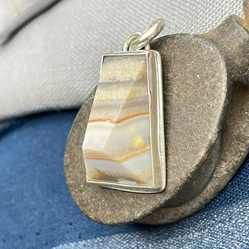 Laguna Agate in Sterling Silver