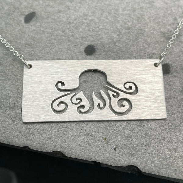 Rectangle Necklace Series - Octopus