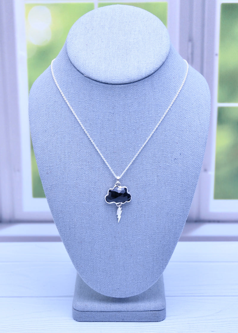 Onyx Storm Cloud in Sterling Silver