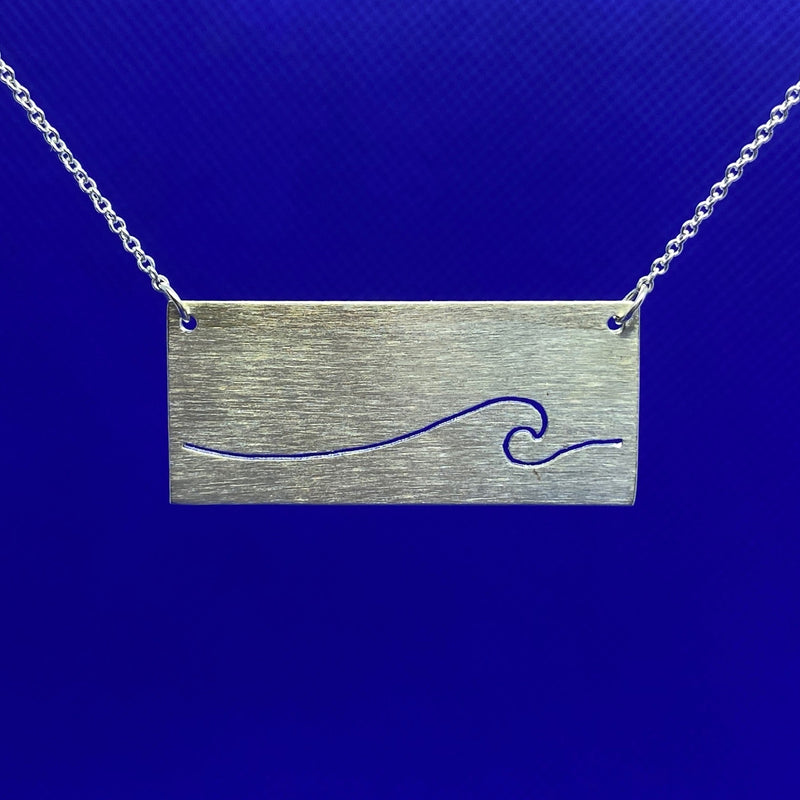 Rectangle Necklace Series - Wave