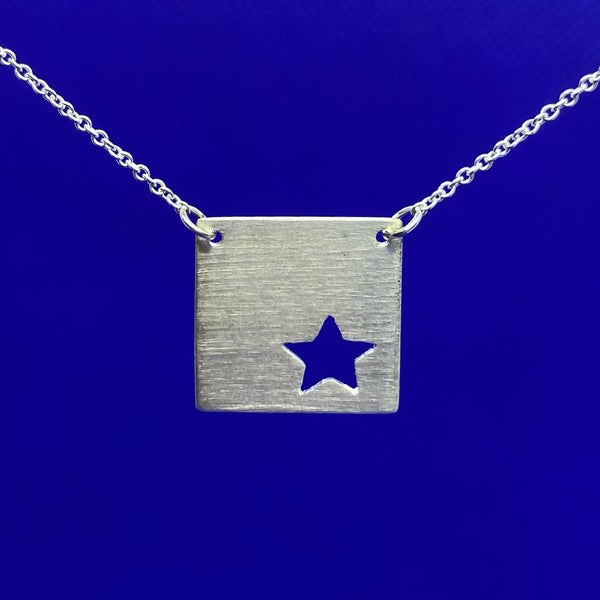 Square Necklace Series - Star