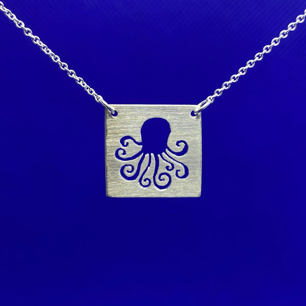 Square Necklace Series - Octopus