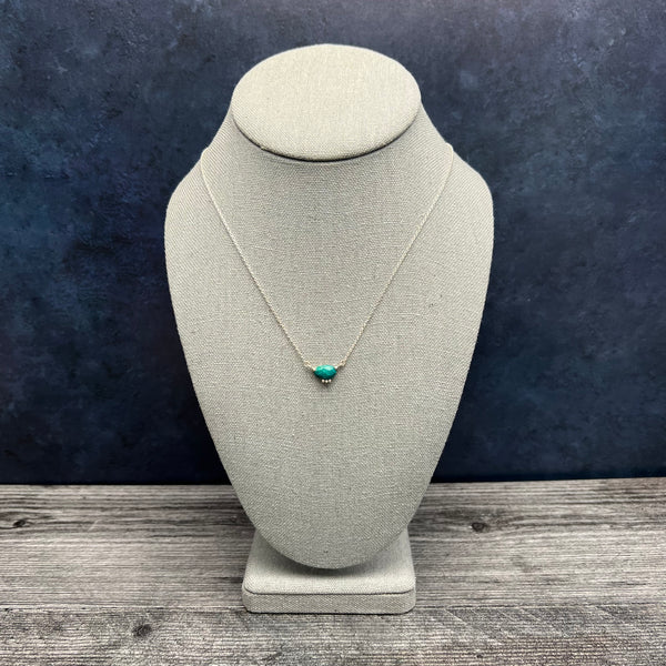 Chrysocolla in Sterling Silver