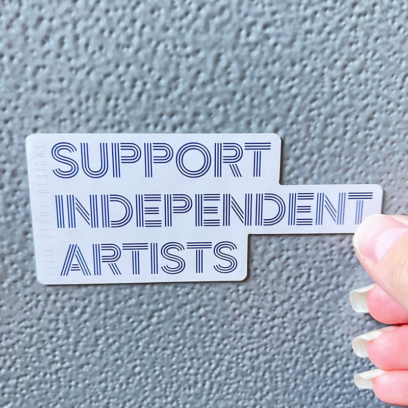 Support Independent Artists  Magnet (Navy)