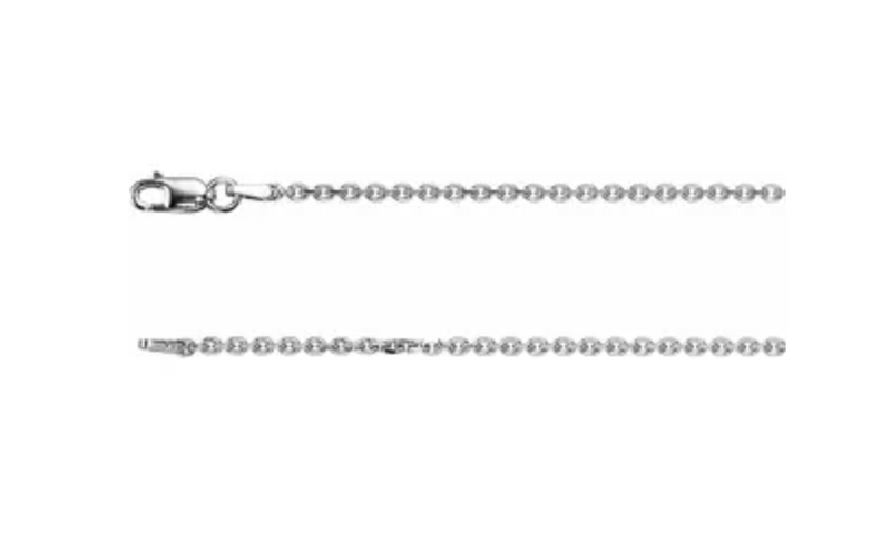 1.75 mm Solid Diamond-Cut Cable Chain