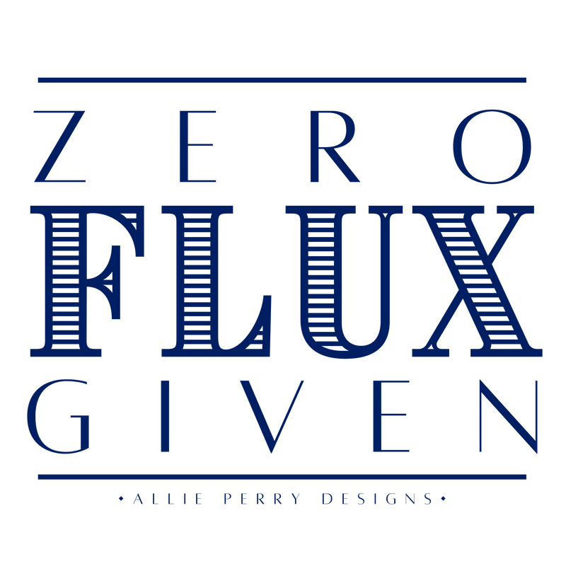 Zero Flux Given Sticker (Navy)