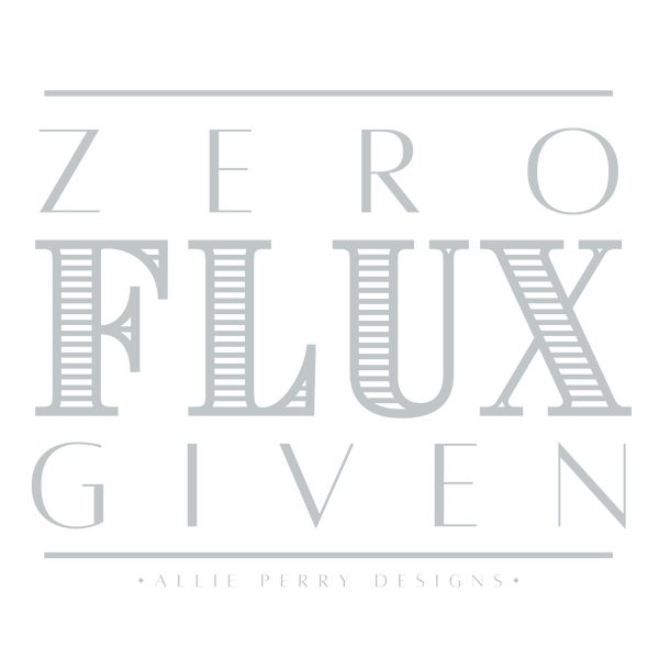 Zero Flux Given Sticker (Grey)