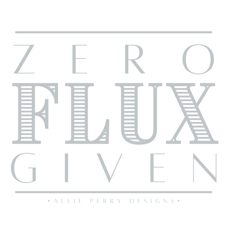 Zero Flux Given Sticker (Grey)