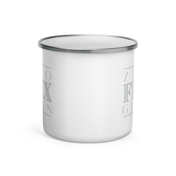Zero Flux Given Enamel Mug (Grey)