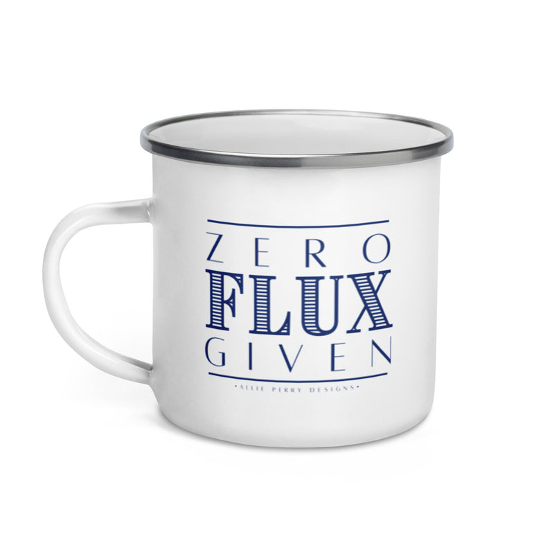 Zero Flux Given Enamel Mug (Navy)