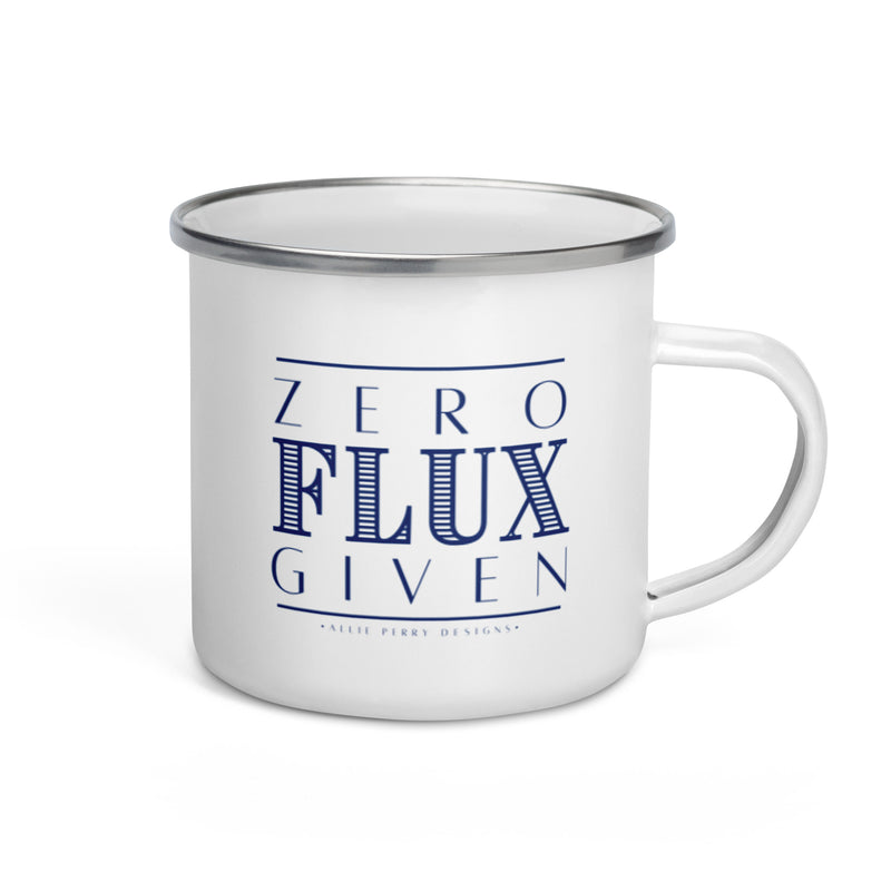 Zero Flux Given Enamel Mug (Navy)