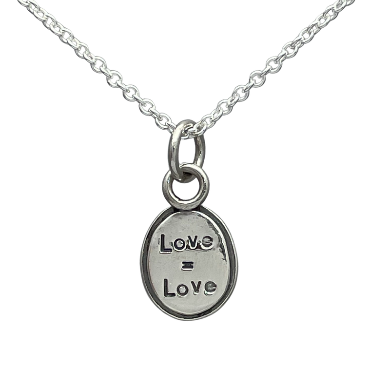 Love = Love Citrine in Sterling Silver