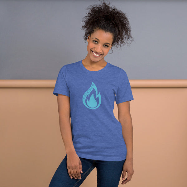 Flame Unisex T-Shirt (Aqua)