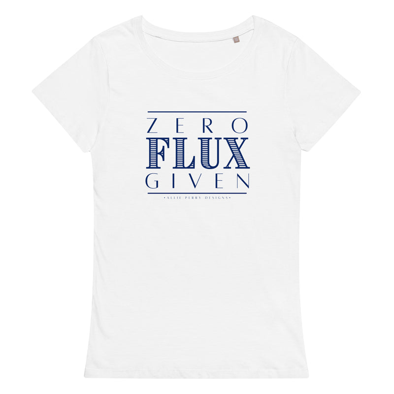 Zero Flux Given Women’s Basic Organic T-Shirt (Navy)