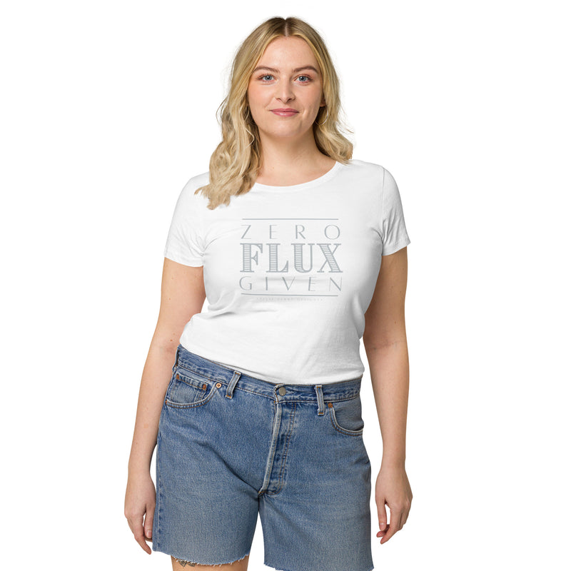 Zero Flux Given Women’s Basic Organic T-Shirt (Grey)