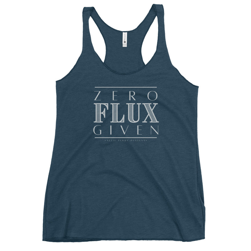 Zero Flux Given Women's Racerback Tank (Grey)